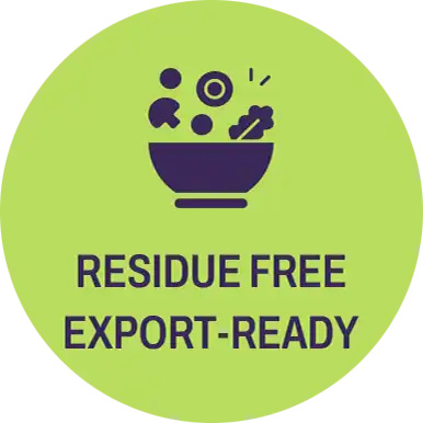 Antibiotic-free, hormone-free, and whole-pathogen-free biologics - leave on residues, means safer stocks & metting global export standards.